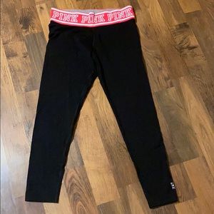BRAND NEW Pink leggings - size L